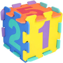 „BebeBee Puzzle Art.TG363948“ vaikų daugiafunkcinis grindų kilimėlio galvosūkių skaičius ir formos iš 10 elementų