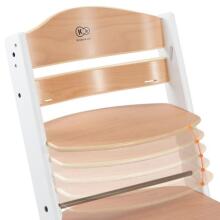 KinderKraft Enock 92567 baltos medienos maitinimo kėdė