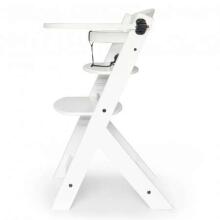 KinderKraft Enock 92567 baltos medienos maitinimo kėdė