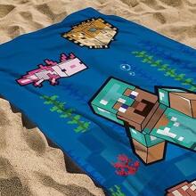 Carbotex Beach Towel Minecraft Art.MC24002024-R