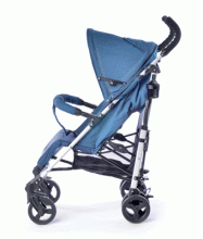 „Caretero Jeans Col.“ Mėlynas lengvas skėčio tipo vežimėlis