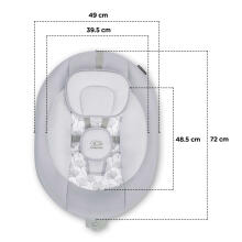 KinderKraft Luli 93105 pilka supamoji kėdė