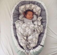 La Bebe™ Babynest Art.93326 Bears Cocoon