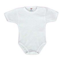 „Makoma Art.0311“ balti kūno kūno kilimėliai kūdikiams trumpomis rankovėmis (56–92 cm)