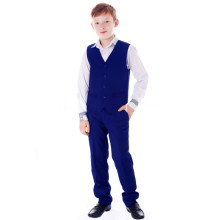 „School Wear“ menas. V375-2017 Vaikų klasikinis kostiumas (mokyklinė uniforma), 116–140 cm