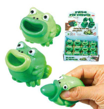 Kids Krafts Art.NV173 Pop Tongue Animal Squeezy Sensory Toy Rotaļlieta vannas istabai Dzīvnieki