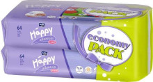 „Happy Economy“ drėgnos servetėlės su vitaminu E 2x64vnt