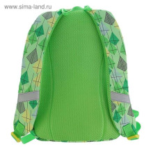 Upixel Joyful Kiddo Green Art.WY-A026 Детский пиксельный рюкзак с ортопедической спинкой