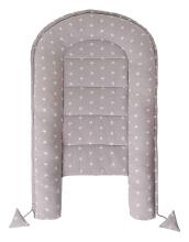 La Bebe ™ Babynest Art.9420 Pilkas lizdas - kokonelis naujagimiams