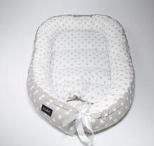 La Bebe ™ Babynest Art.9420 Pilkas lizdas - kokonelis naujagimiams