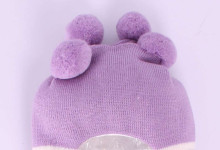 Lenne '18 Bunny Art.17581/161 Теплая вязанная шапка шлем для малышей (разм.: 46, 48, 50, 52, 54)