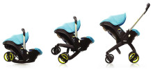 „Doona ™“ kūdikių automobilinė kėdutė turkio / dangus Prekės SP150-20-002-015 automobilinė kėdutė - naujos kartos vežimėlis 2 iš 1