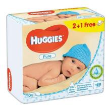 „Huggies Pure Art.041550091“ drėgnos servetėlės (56gbx3)