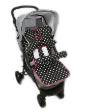 La bebe™ Stroller Set Art.95231 Dots/White