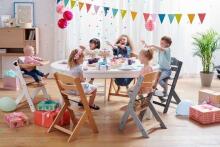KinderKraft Enock Art.KKKENOCNAT0000 Medinė maitinimo kėdė