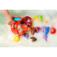 Roxy Kids Dino Roxy Holder Blue Art.RTH-001 Кувшин для собирания и хранения игрушек в ванной