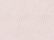 Jollein Duvet Cover Art.003-005-65344 Snake Pale Pink - Natūralus vaikiškas „Leopard“ medvilnės komplektas iš 2 dalių