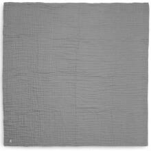 Jollein Cradle Wrinkled Cotton Art.523-511-66009 Storm Grey - Antklodė kūdikiui 75x100cm