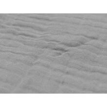 Jollein Cradle Wrinkled Cotton Art.523-511-66009 Storm Grey - Antklodė kūdikiui 75x100cm