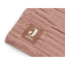 Jollein Cradle Wrinkled Cotton Art.523-511-66042 Rosewood - Antklodė kūdikiui 75x100cm