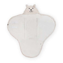 Jollein Wrap Teddy Bear Art.032-566-65092 Flīsa ietinamā sedziņa 100x105cm