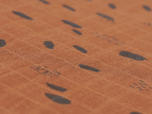 Jollein Muslin Spot Caramel Art.535-855-65346 Aukščiausios kokybės muslino vyniojimo sauskelnės iš bambuko, 3 vnt. (70x70 cm)