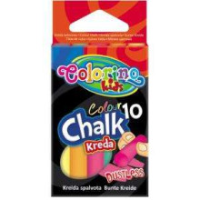 Multi Coloured Chalk  Art.33152 Krāsainie klasiskie kritiņi - iepakojums 10 gb.