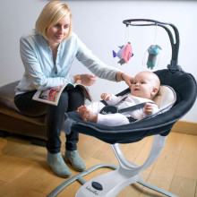 Babymoov Swoon Motion Zink Art.A055008 Relaksējošs krēsliņš/šūpoles mazulim