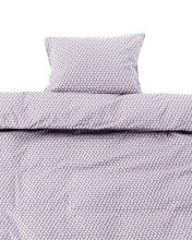 „Smallstuff Big Leave“ organinis menas. 73021-1 viršutinis paklodė + pagalvės užvalkalas 70x100 / 40x45 cm