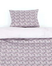 Organinis „Smallstuff“ miltelių gėlių organinis menas. 73016-1 viršutinis lapas + pagalvės užvalkalas 70x100 / 40x45 cm