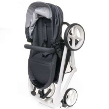 „4Baby Cosmo Art.99922“ pilkas vaikiškas vaikiškas vežimėlis 3 viename su priedais