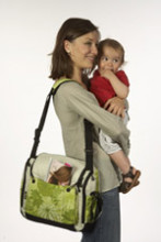 Originalus „Bubblegum“, sauskelnių krepšys, kuris virsta kūdikio kėdute „Hoppop“