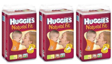 Huggies Natural Fit GIGA PACK 3 -подгузник 