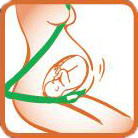 „BeSafe'20“ nėščiosioms skirtas diržas „Izi Fix“, 10010123, motiniško automobilio saugos diržas