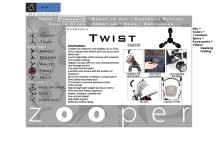 Детская прогулочная коляска Zooper Twist Black 2010