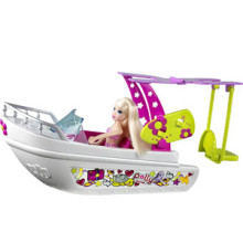 „Mattel R4813“ nuotykių valčių „Polly Pocket Island“ lėlė „Pollia“ su valtimi