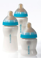 Suavinex Art.3265104 Pediatriskā barošanas pudelīte ar lateksa knupīti (360 Ml)