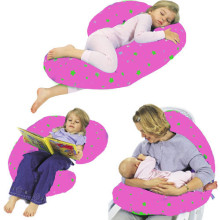La bébé Rich Art.12605 Green Dots Cotto baby feeding pillow / baby sleeping pillow 30x175cm