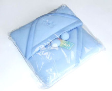 ANIKA уголок-одеяло для крещения голубое