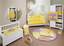 FERETTI -  Bērnu gultas veļas komplekts 'Bee Honey Prestige' TRIO 3