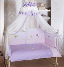FERETTI - Bērnu gultas veļas komplekts 'Bee Violet Prestige' TRIO 3 