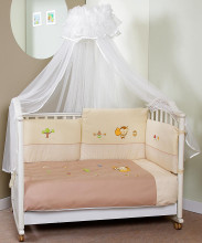 FERETTI - Bērnu gultas veļas komplekts 'Bee Ecru Prestige' Quintetto 5 