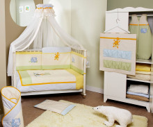 FERETTI - Bērnu gultas veļas komplekts 'Jungle Multi Premium' SESTETTO PLUS 6 