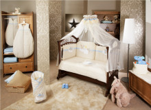 FERETTI - Bērnu gultas veļas komplekts  'Rabbit Ecru Premium'  TRIO 3 