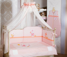 FERETTI - Bērnu gultas veļas komplekts 'Lapin Pink Premium' TERZETTO 3 