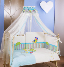 FERETTI - Bērnu gultas veļas komplekts 'Tropical Island Premium' SESTETTO LONG 6L 