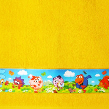 „Baltic Textile“ kilpiniai rankšluosčiai Medvilninis kilpinis rankšluostis su vaikų paveiksliuku „Smešariki 50X90“