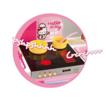 Smoby 7600024573 Hello Kitty Интерактивная кухня со звуками Tefal Cook Party с умывальником, духовкой и звуком кипения