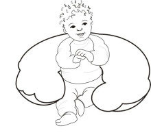 Doomoo Buddy Tetra Jeresy Green Многофункциональная подушка для беременных и кормящих