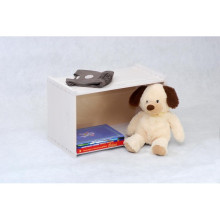 Timberino BOXIS 706 Cream White Birch toy box – shelf
